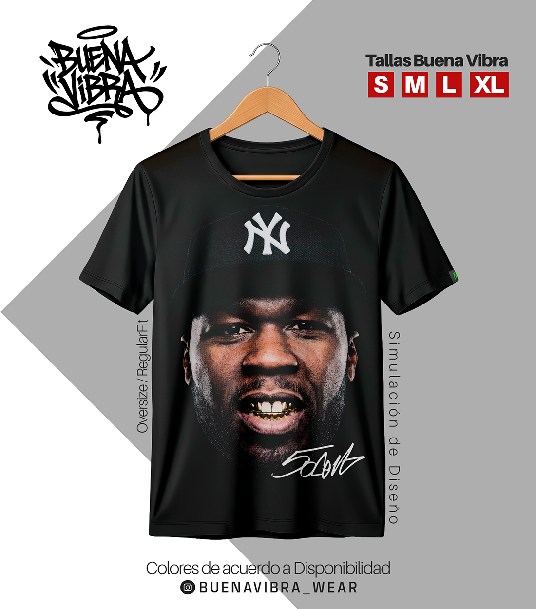 50 CENT, Oversize Negro