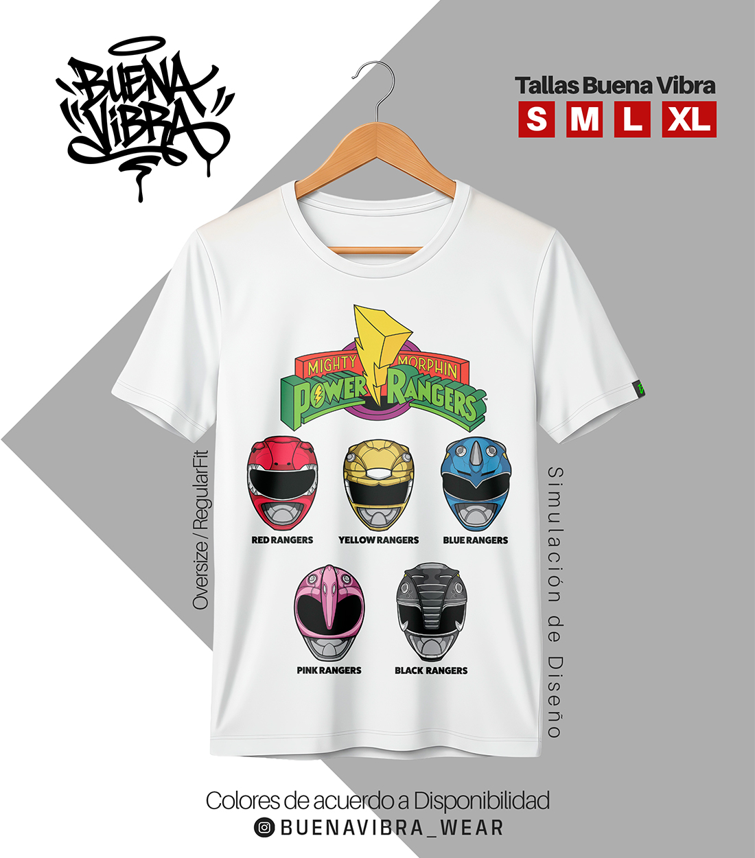 POWER RANGERS ⚡, Regular Fit Aceituna